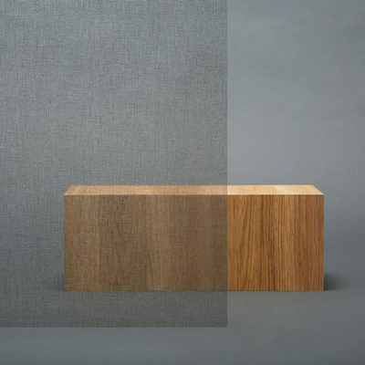 3M Fasara, film anti-regard, Effet tissé polyester, Buckram Pearl&Gray SH2FGBUG 50µm 1270mm x 30.00m, adhésif permanent Boîte de 1 rouleau, BUCKPEAG