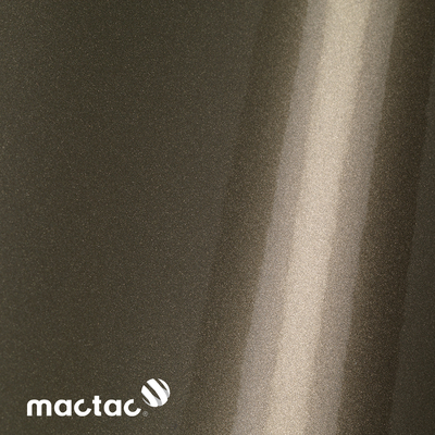 MACtac, ColourWrap, brillant, PVC, Fossil GM62, 80µm, 1520mm x 25.00m, diamètre mandrin: 76mm, Bubble free permanent, Boîte de 1 rouleau, CW/GM62