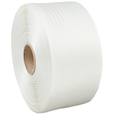 Feuillard Textile - Feuillard tisse blanc