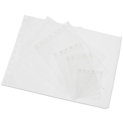 Sac fermeture rapide avec trou de suspension -polyethylene transparent -Antalis