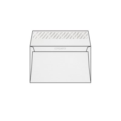 Enveloppe C6 Conqueror Laid Brillant White 120g/m² Boîte de 500 pièces