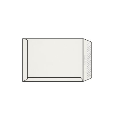 Enveloppe C4 229 x 324 mm sans fenêtre Conqueror Wove, vélin, blanc, strip patte droite, 120g/m2