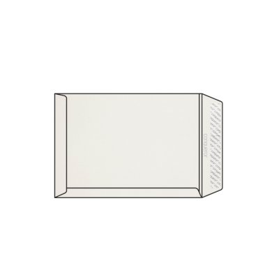 Enveloppe C4 229 x 324 mm sans fenêtre Conqueror CX22, lisse, blanc, strip patte droite, 120g/m2 contient du coton