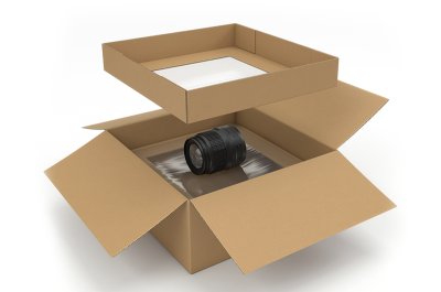 Boîte Rembourree avec capitonnage Mousse - Emballage carton- Protection des marchandises- calage- Antalis