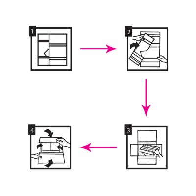 Media shipping package
