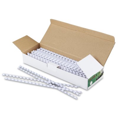 Reliure Plastique Blanc 12 mm