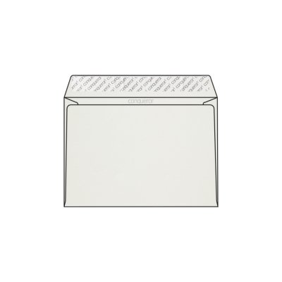 Enveloppe C5 162 x 229 mm sans bande sans fenêtre Conqueror Iridescent, vélin irisé, argent irisé, strip, patte droite 120g/m2, contient du coton