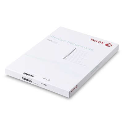 Xerox Premium Transparencies Universal pack flat right