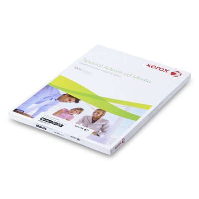 Film Adhesif Transparent - Blanc Brillant- Xerox - toner conventionnel - Resistant a l'eau- Impression laser couleur- Antalis