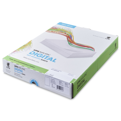 Raflatac Jet Laser Offset Mat pack flat right