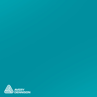 Avery, 500, brillant, EG, PVC, 534 turquoise, 75µm, 1230mm x 50.00m, adhésif permanent, 534EG/1.23