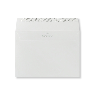 Enveloppe C5 Conqueror Wove Diamond White 120g/m², avec fourreau Boîte de 250 pièces