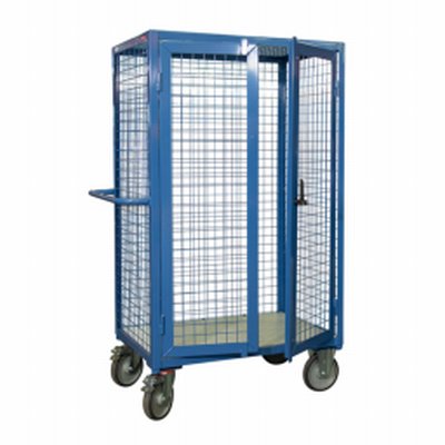 Photo Servante grillagée petites mailles verrouillable 500 kg