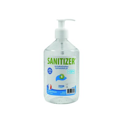 Gel hydroalcoolique avec pompe
