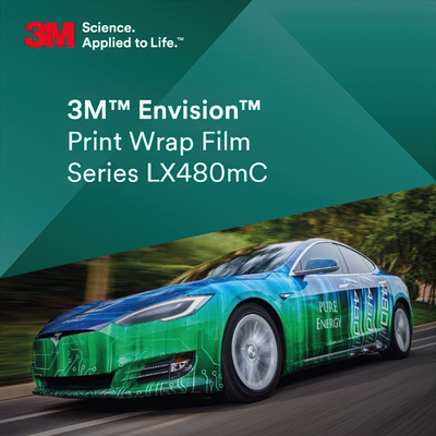 3M Envision Lx480Mc - Film Polyvalent Sans Pvc Pour Surfaces 3D Concaves Ou Convexes