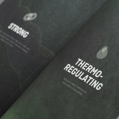 Gmund Hanf 50% - Creative Paper application