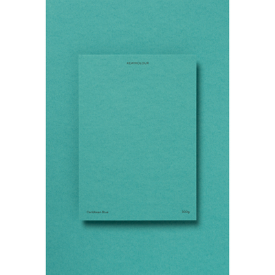 Papier Keaykolour Caribbean blue 300g/m² 700mm x 1000mm Paquet de 100 feuilles