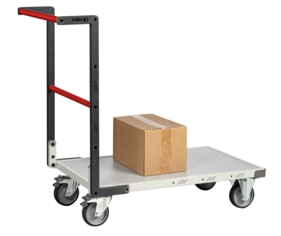Chariot FIMM flat-pack dossier fixe 850 x 500 mm plateau mélaminé roues TPE 250 kg