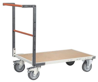 Chariot FIMM flat-pack dossier fixe 1000 x 600 mm plateau médium roues TPE 400 kg