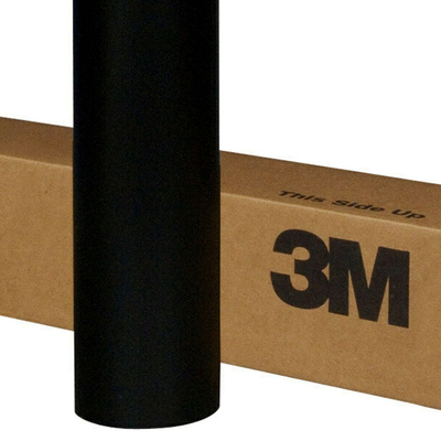 3M Scotchcal, Electrocut 7125, cast, mat PVC, 7125-22 noir mat, 50µm 1220mm x 45.00m diamètre mandrin: 76mm adhésif permanent, Boîte de 1 rouleau 7125-22/1.22