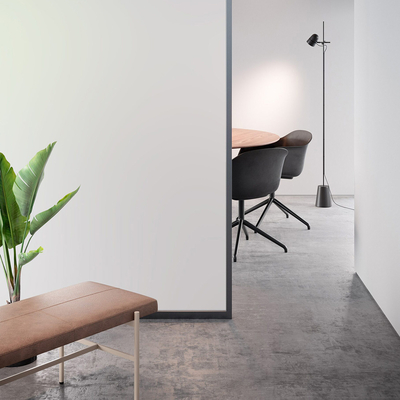 3M Fasara, film anti-regard, Glacé, polyester, Milky Milky, 100µm, 1270mm x 30.00m, adhésif permanent, Boîte de 1 rouleau, MILKYMILKY