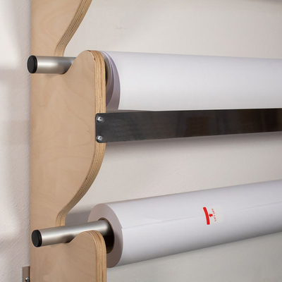 Yellotools, CosyRack Tube Option stockage bobine, brun 1225mm, Boîte de 2 pièces PORTERLXSUSPENDU