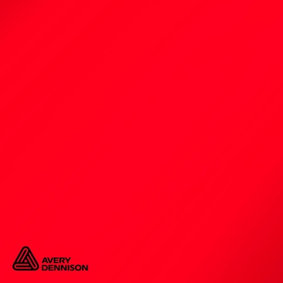 Avery 900 brillant Fluor 900 Red adhésif permanent 1230 mm x 25 m(900FLUO/RED/1.23)