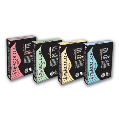 Papier couleur recyclé A4 80 g/m²  Evercolor Canari