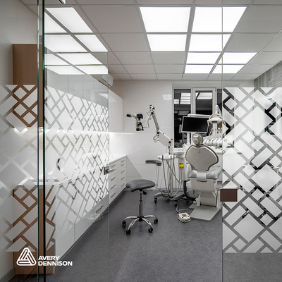 Avery Etched Glass Film polymère dépoli Effet Sablé pour la décoration