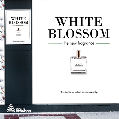 Avery MPI 3000 HOP Film monomère Blanc brillant Grande opacité Permanent