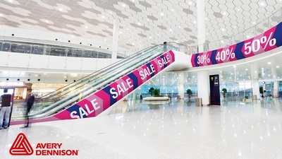 Avery MPI 3621 Quick Mount – film calandré monomère blanc mat 150 µ ultra‑opaque, adhésif acrylique amovible, idéal pour recouvrement intérieur/extérieur de courte durée