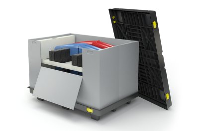 Bac- container et rangement- Bac plastiques- Stockage - Emballage - facilite la preparation - Antalis