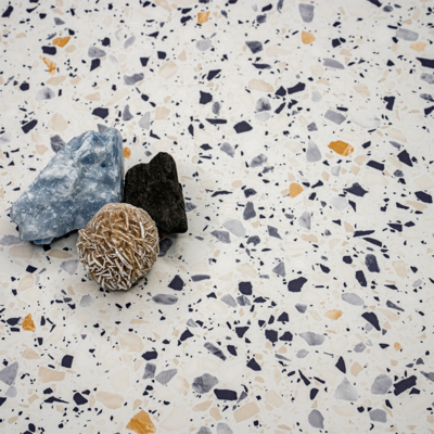 Coala Interior film Stone NH10 - Terrazzo Mixed Blue - effet pierre