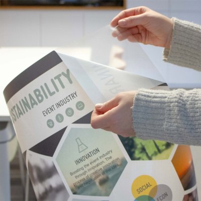 Coala Magic Cling UV - Film en polypropylène électrostatique Encres UV