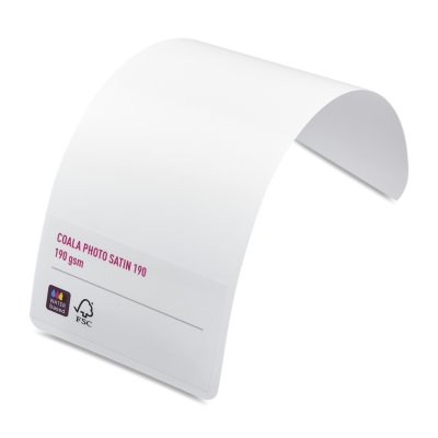 Papier photo satiné Coala 190 g/m² jet d'encre aqueux 914 mm x 30 m
