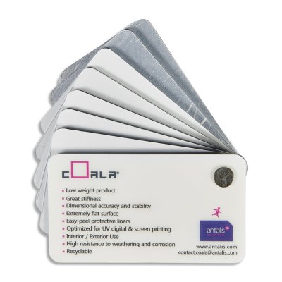 Panneau sandwich aluminium Coala Printbond 208 Lite Blanc épaisseur 2mm 1250 mm x 2500 mm