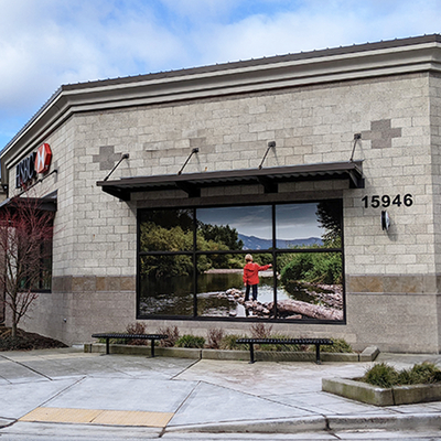 Coala View 2D - Film adhésif microperforé 60/40 Blanc brillant Dos Noir