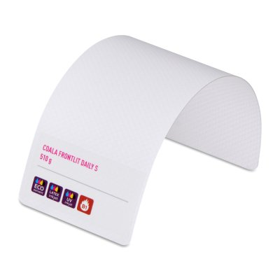 Bâche PVC  demi-mat blanc Coala Frontlit Daily S 1 600 mm x 30 m
