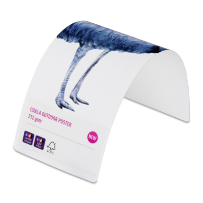 Papier satiné blanc pour l'exterieur 212 g/m² Coala Outdoor Poster 1372 mm x 45.70 m