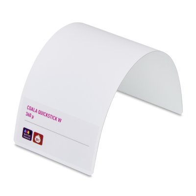 Film pvc adhésif mat Coala Quickstick W blanc, jet d'encre aqueux 296 g/m² 1020 mm x 20 m