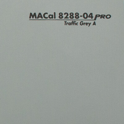 Adhésif de découpe MACal, 8200 Pro, mat, PVC, 8288.04 traffic grey a, 70µm, 1230mm x 50m