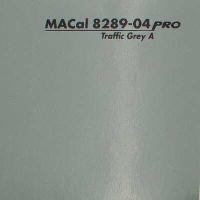 Adhésif de découpe MACal, 8200 Pro, brillant, PVC, 8289.04 traffic grey A, 70µm, 1230mm x 50m