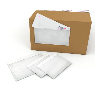 Pochette Porte-Document- Pochette d'identifcation pour colis- Pochette adhesive d'expedition - Antalis