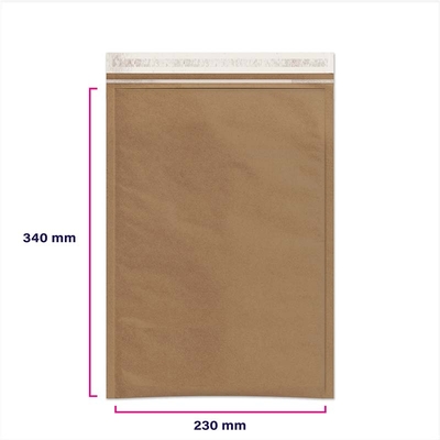 Pochette matelassée papier nid d'abeille 250 x 340 mm
