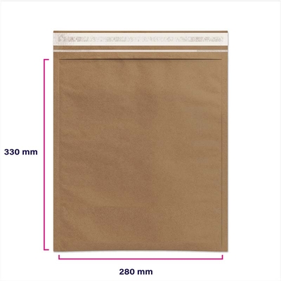 Pochette matelassée papier nid d'abeille 300 x 330 mm