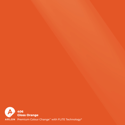 Vinyle coulé Arlon Premium Colour Change 406 Gloss Orange brillant