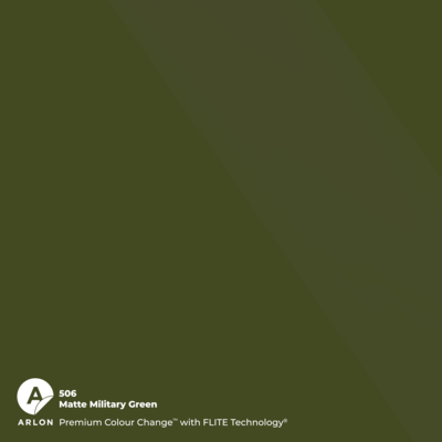 Vinyle coulé Arlon Premium Colour Change 506 Matte Military Green mat