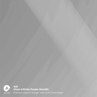 Vinyle coulé Arlon Premium Colour Change 435 Gloss Infinity Purple MET brillant