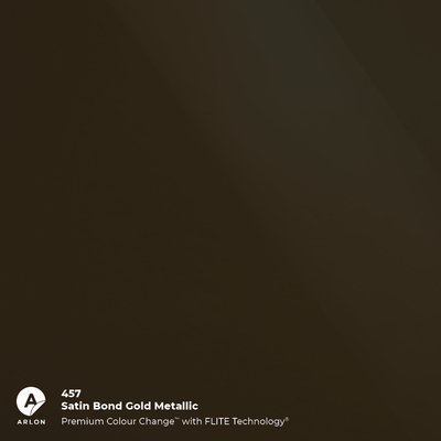 Vinyles coulés Premium Arlon Premium Colour Change 457 Satin Bond Gold Metal satiné FLITE Technology™ 80µm 1524 mm x 25 m