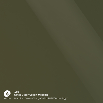 Vinyles coulés Premium Arlon Premium Colour Change 459 Satin Viper Green Metal satiné FLITE Technology™ 80µm 1524 mm x 25 m